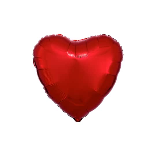 17&#x22; Metallic Heart Mylar Balloon